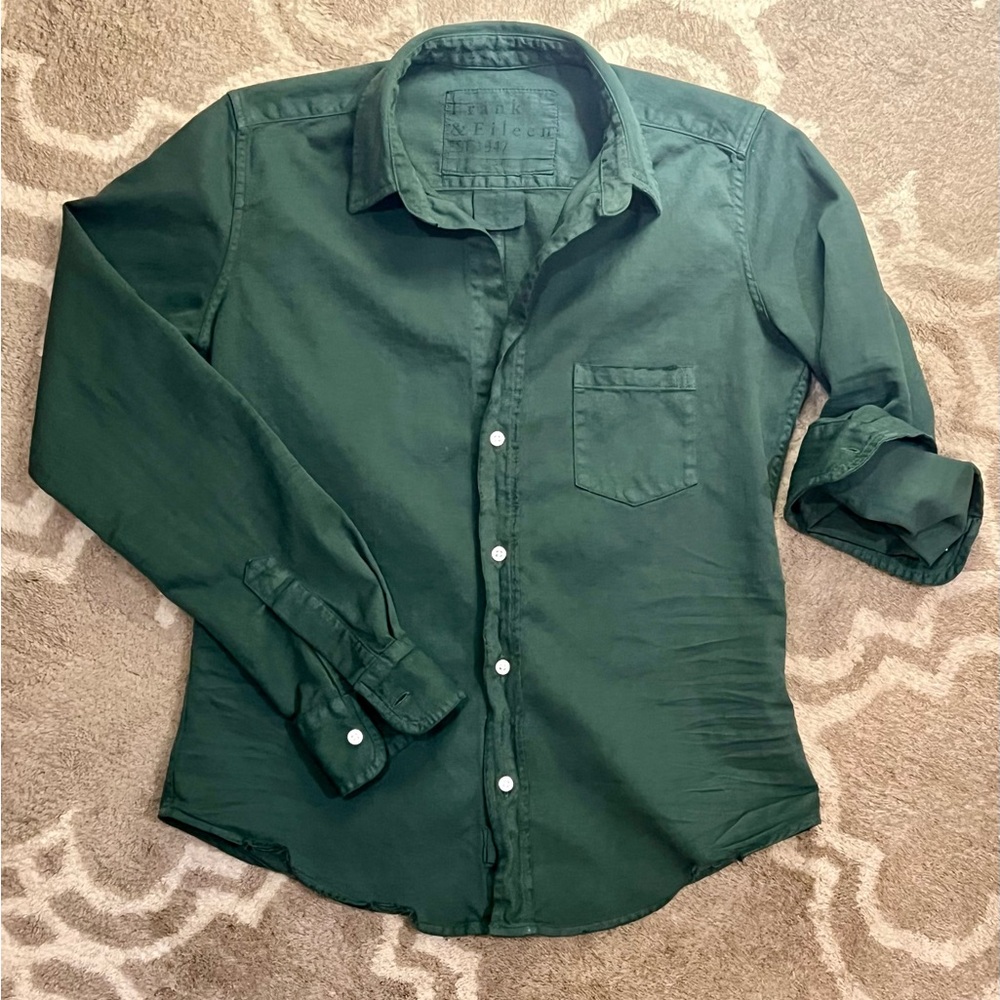 Frank & Eileen Barry Tailored Button Down Long Sleeved Shirt